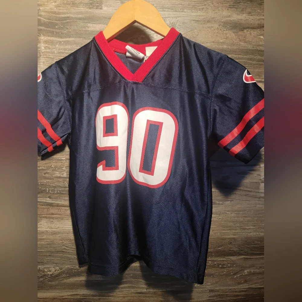 Houston Texans Mario Williams NFL Fan Football Jersey Youth Large L Blue